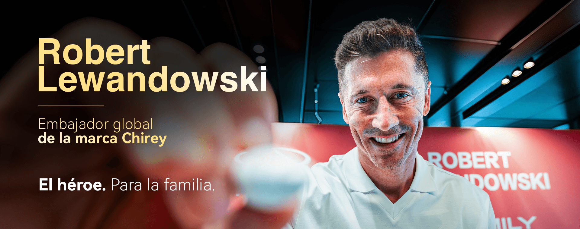 Robert Lewandowski — Embajador global de la marca Chirey