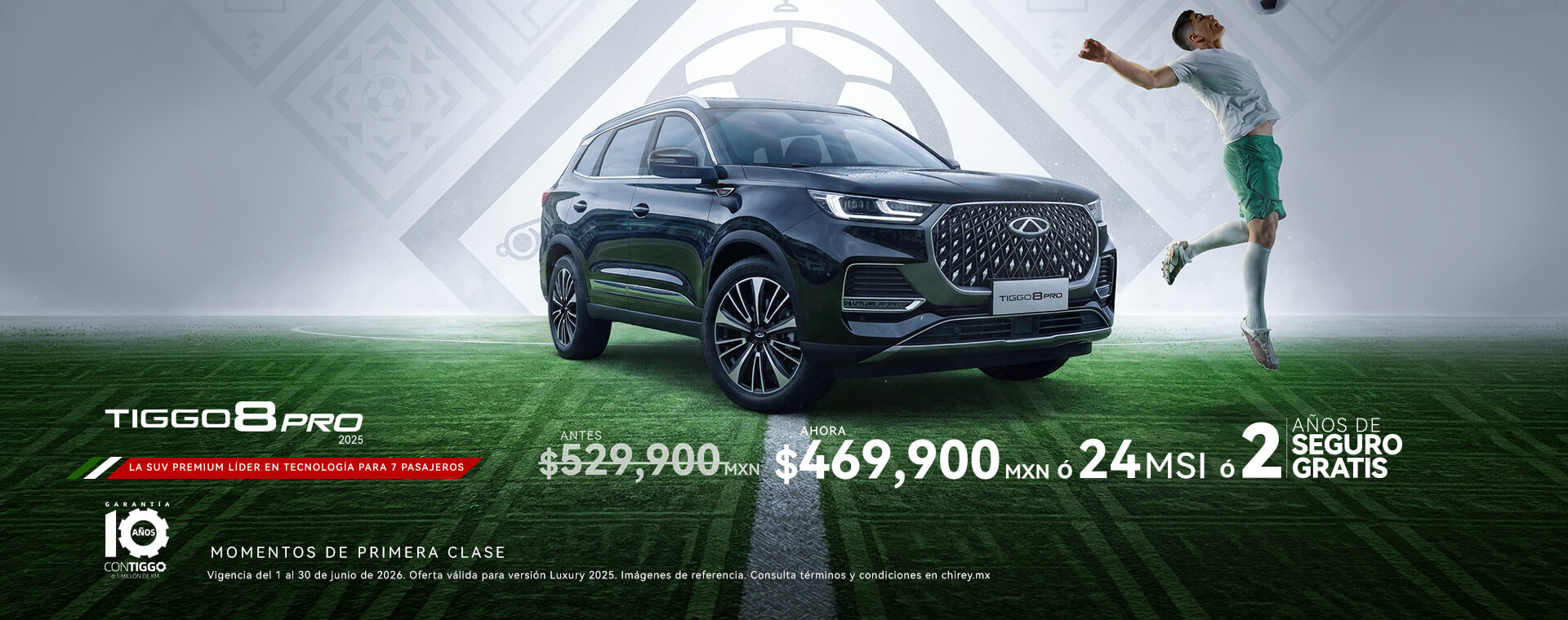 Tiggo 8 Pro — La SUV premium líder